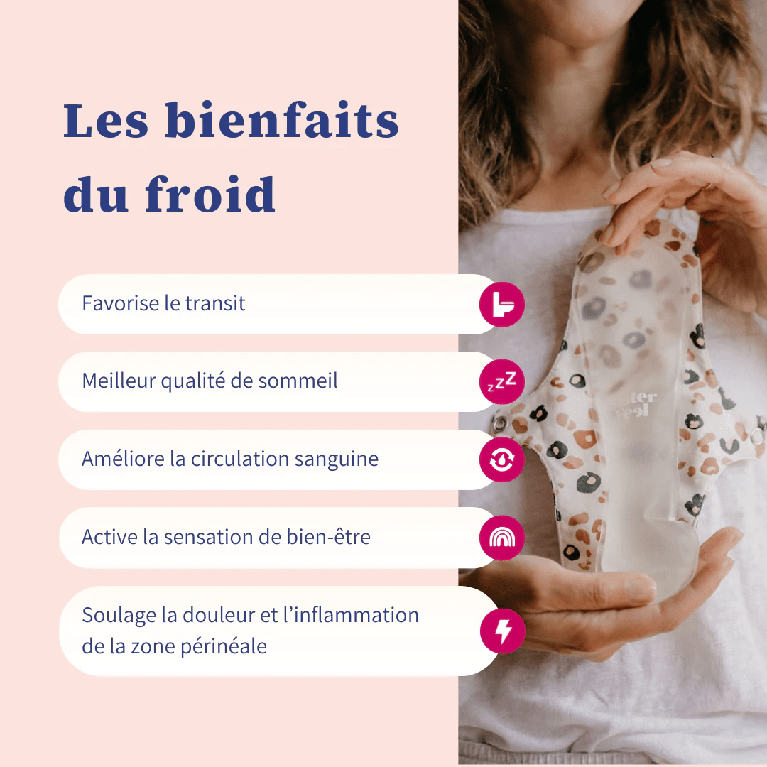 Bienfaits du froid expliqué en image.