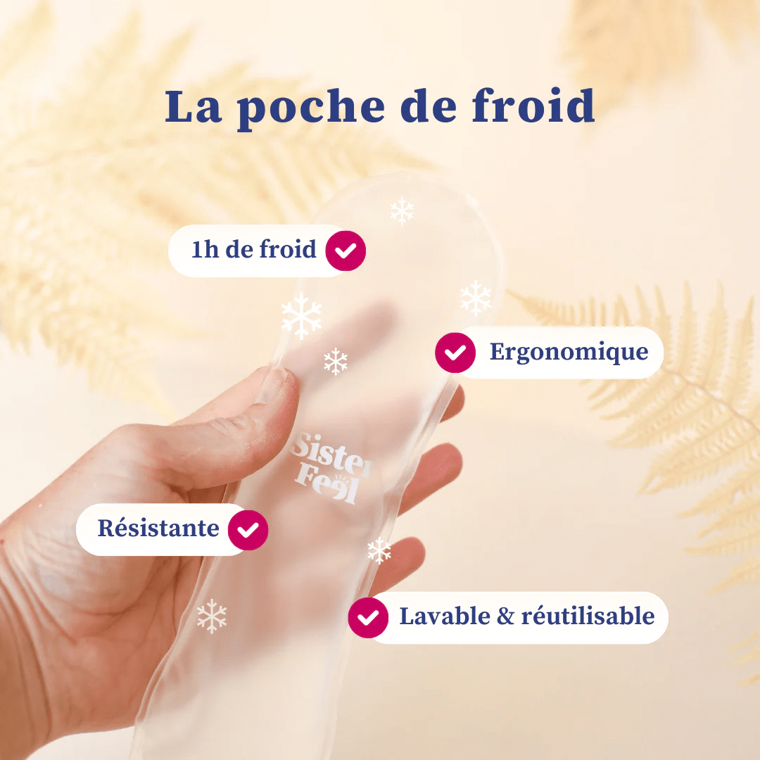 La poche de froid Sister Feel presentée en image.